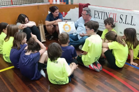 El nostre equip prebenjamí, un equip de valors, respecte i joc net.