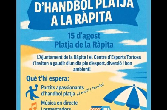 Trobada d’handbol platja a la Ràpita