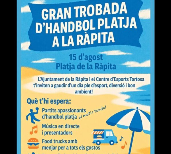 Trobada d’handbol platja a la Ràpita