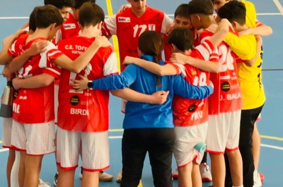 Club Handbol Igualada A vs CE Tortosa Reciclatge Forés 1a Catalana Infantil masculí Roig